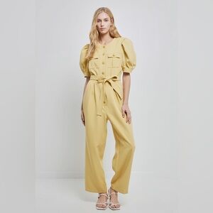 English Factory Yellow Jumpsuit